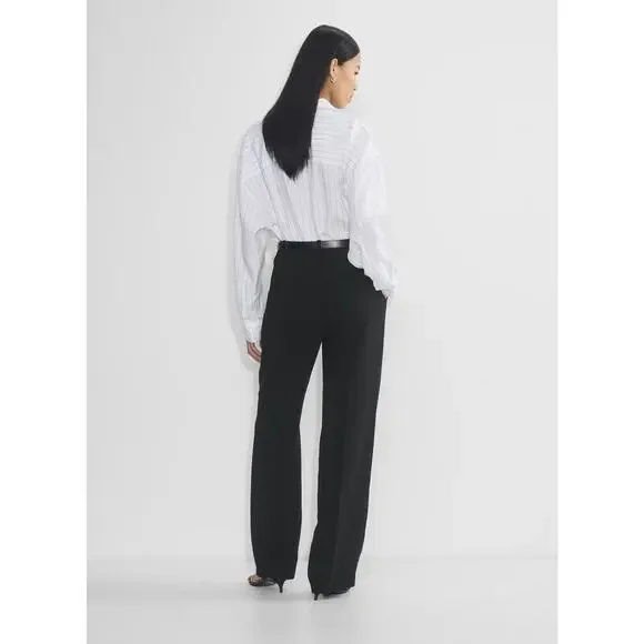 Aritzia Wilfred Effortless Pants Crepette Black - Picture 3 of 11